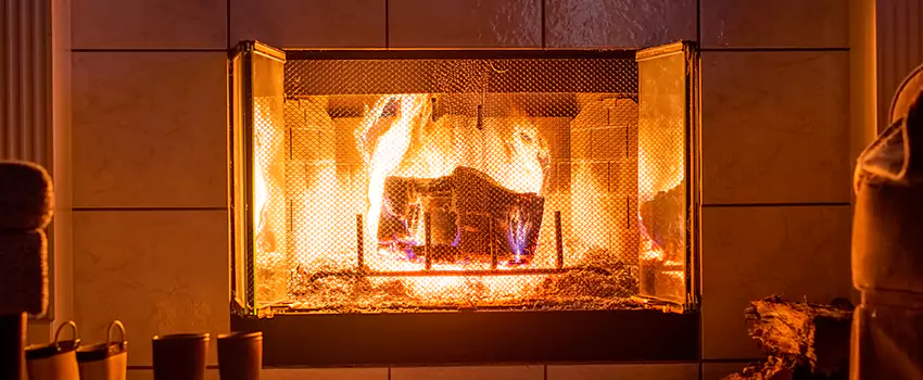 Mendota Hearth Landscape Fireplace Installation in Bryant, Arkansas